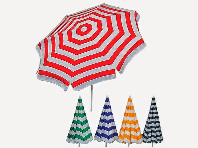 Plaj şemsiyesi Çizgili model