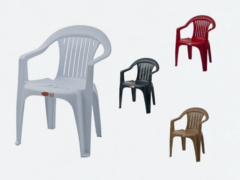 Plastik masa sandalye Kolçaklı sandalye