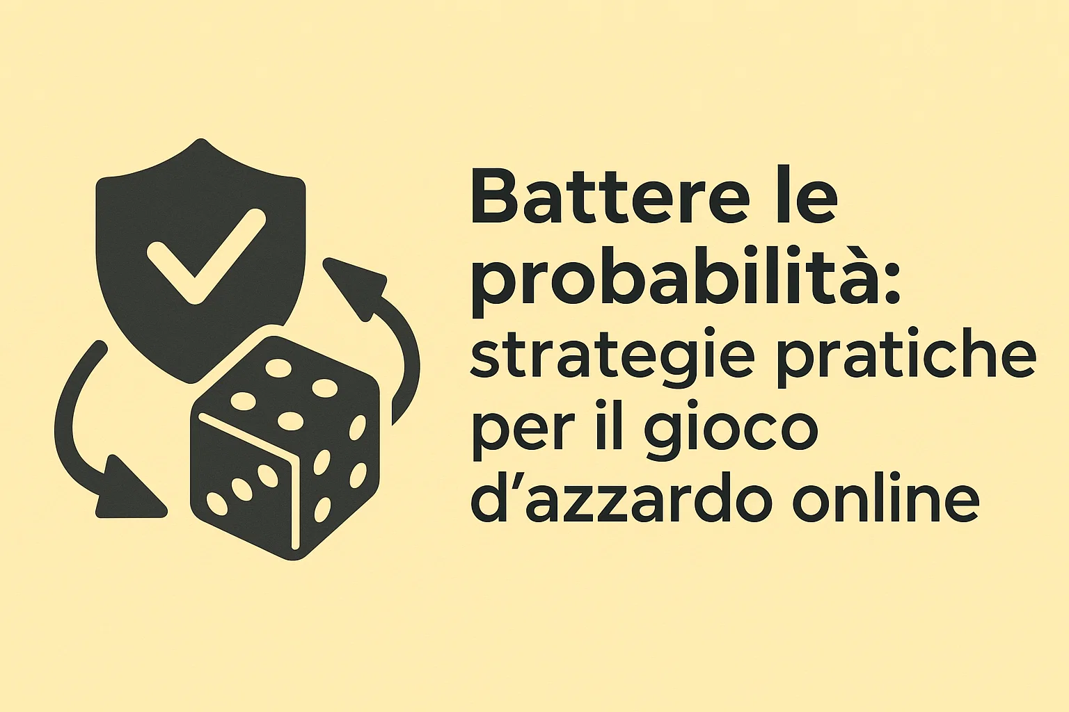 Battere le probabilit: strategie pratiche per il gioco d?azzardo online